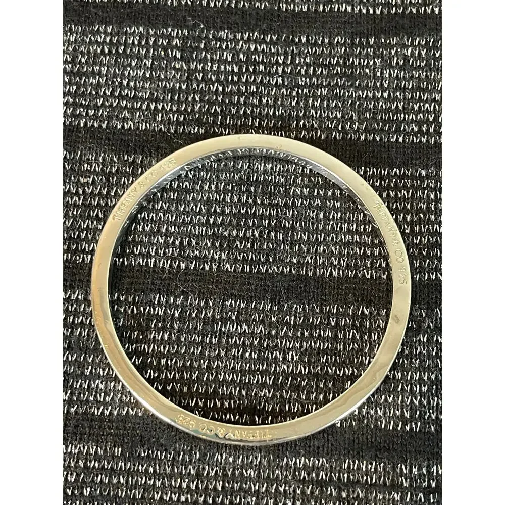 Vintage Tiffany & Co Bangle Bracelet Sterling 925 Sz 7.5 - Picture 2 of 12